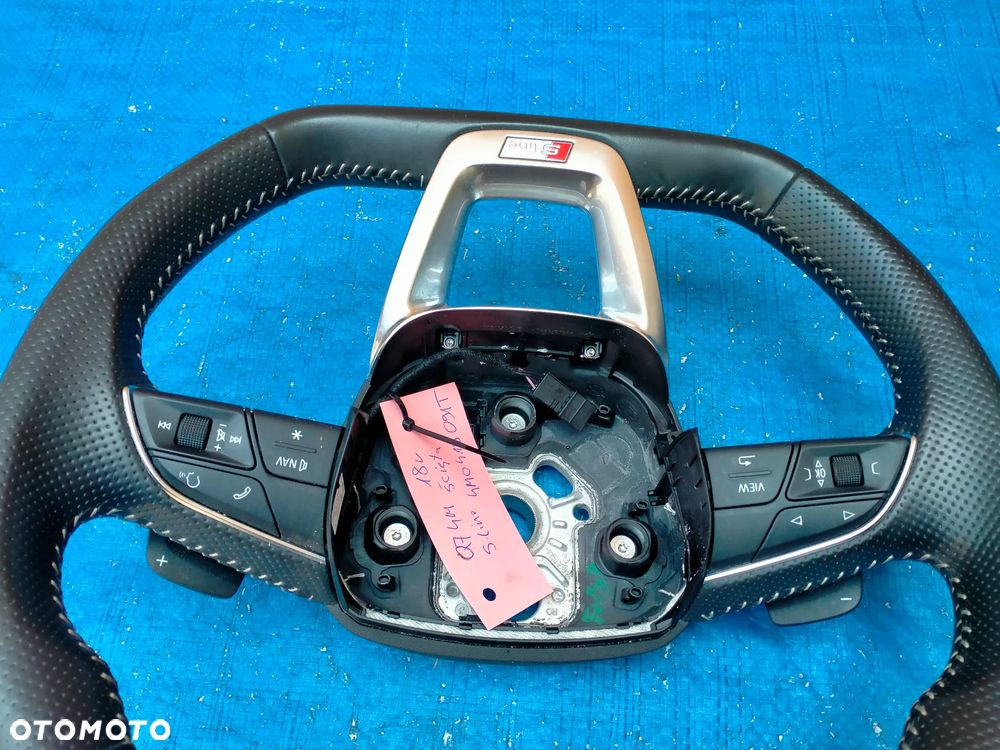Audi Q7 SQ7 4M S-Line / 4M0419091T / Kierownica ŚCIĘTA / ŁOPATKI / ORYGINAŁ - 10