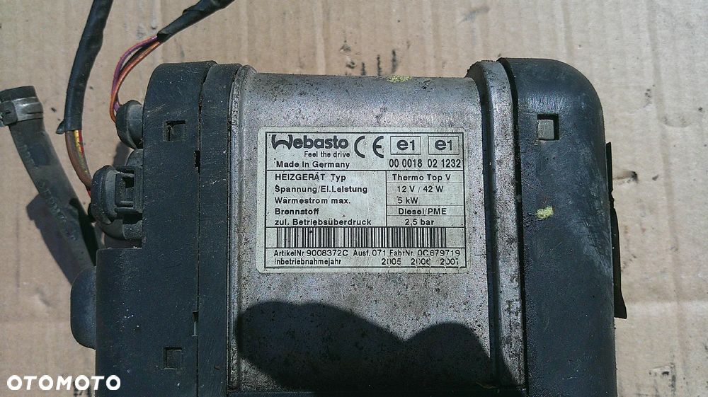 VW PASSAT B6 WEBASTO OGRZEWANIE POSTOJOWE - 3