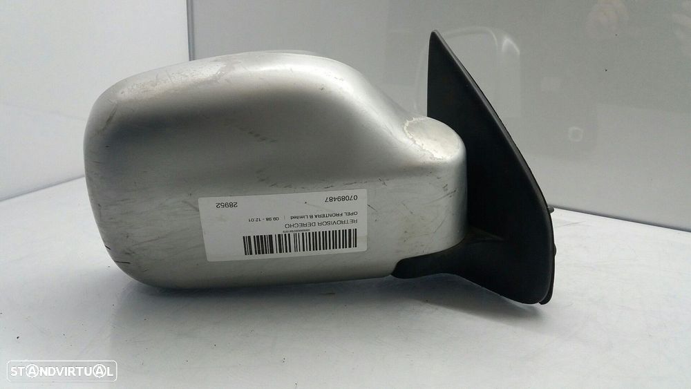ESPELHO RETROVISOR DIREITO OPEL FRONTERA B 2000 -07089487 - 5