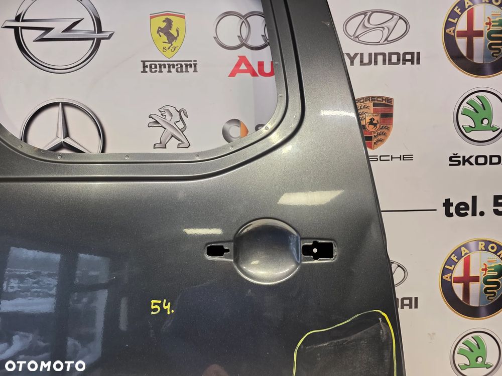 PEUGEOT PARTNER 3 III / CITROEN BERLINGO 08-15 PRAWE DRZWI TYLNE TYLNIE TYŁ PRZESUWNE , NR AUKCJI KL45 - 10