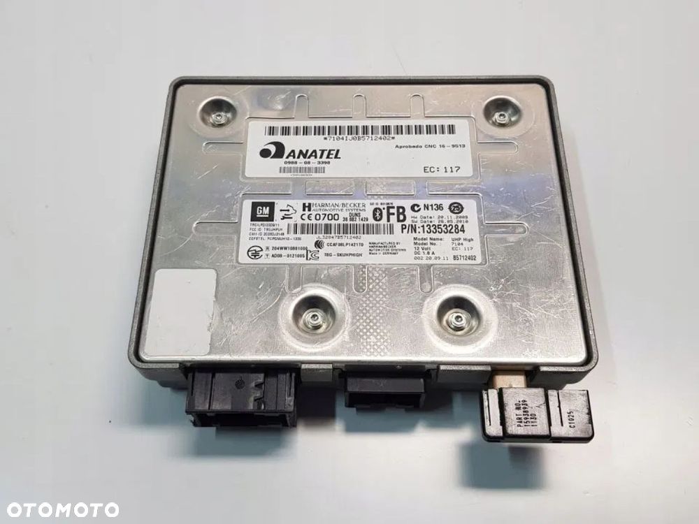 MODUŁ STEROWNIK BLUETOOTH 13353284 ASTRA INSIGNIA - 3