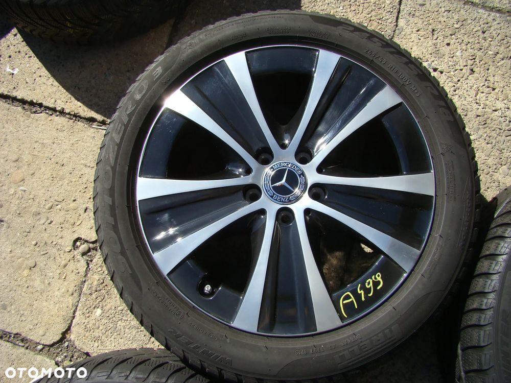 a499 5x112 Mercedes W213 S213 C238 A238 8jx18 245/45 9jx18 275/40 opony zima czujniki - 4