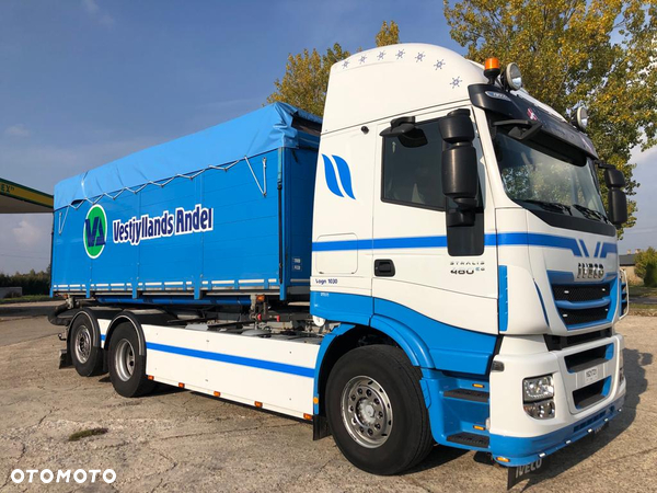 Iveco STRALIS 480 EURO 6 WYWROTKA DO ZBOZA Z POMPA