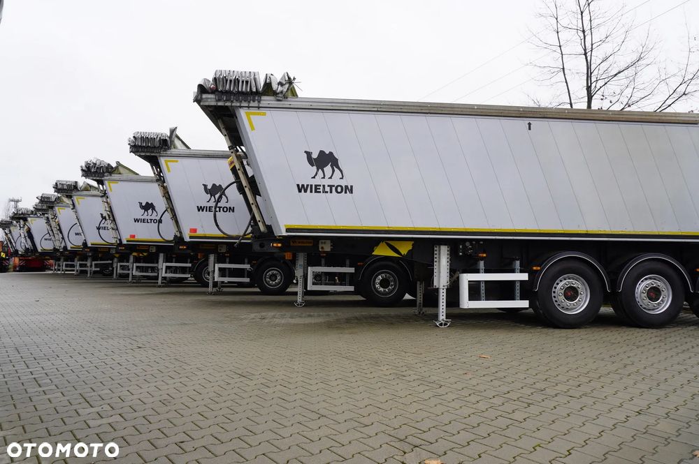 Wielton NW-3 / waga 6,2 t / poj. 38m3 / elek. dach / Teflon / 50 naczep r.2021_246011 - 9