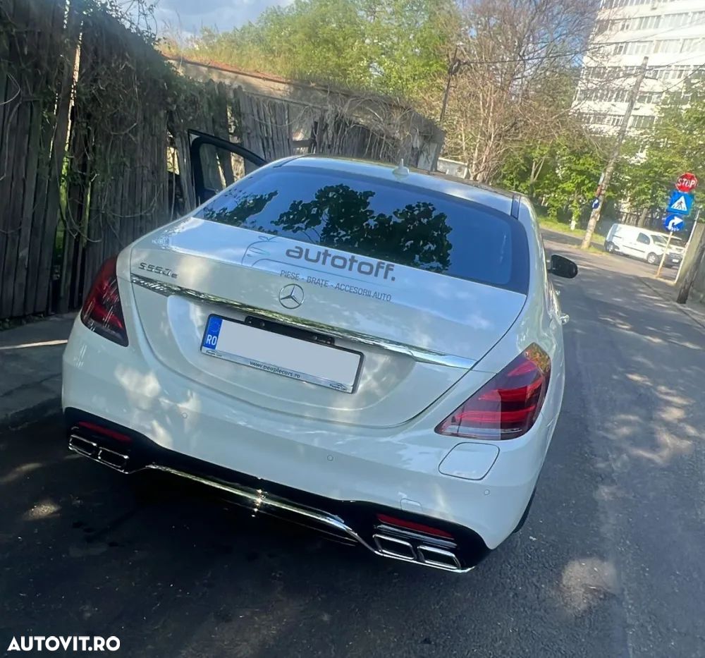 Pachet exterior Mercedes S-Class W222 (2013+) Conversie (2017+) Facelift S63 Design - 15