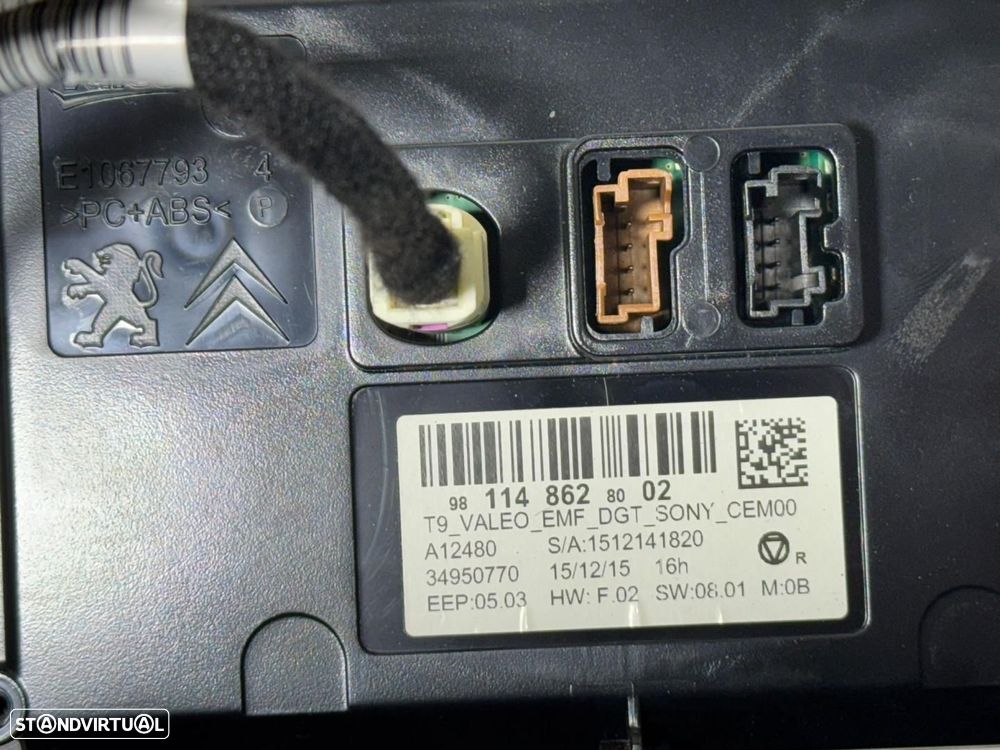 Display central PEUGEOT 308 SW II 981148628002 - 3