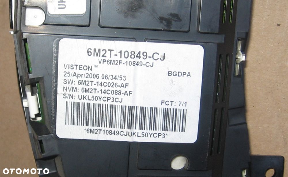 licznik tacho FORD S-MAX MONDEO MKIV 2.0 TDCI 6M2T-10849-CJ - 3