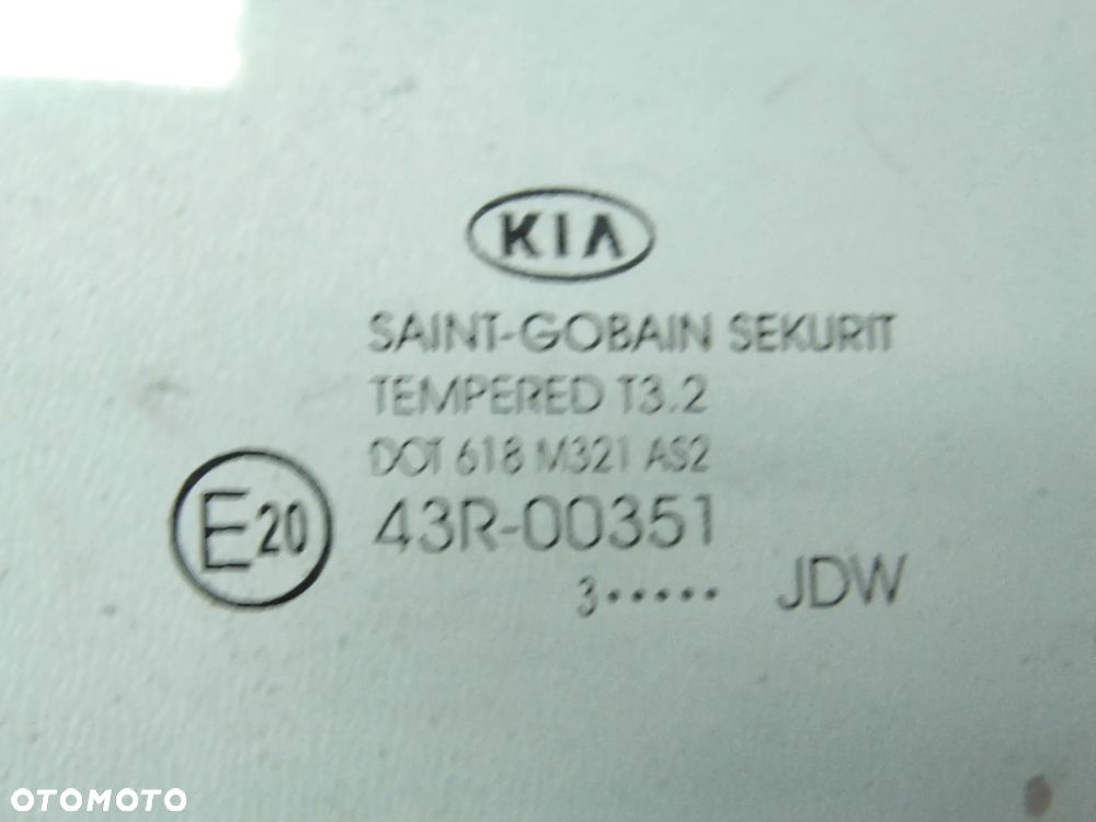 SZYBA DRZWI KIA CEED II KOMBI 2013r. LEWA TYLNA ORYGINAŁ - 3