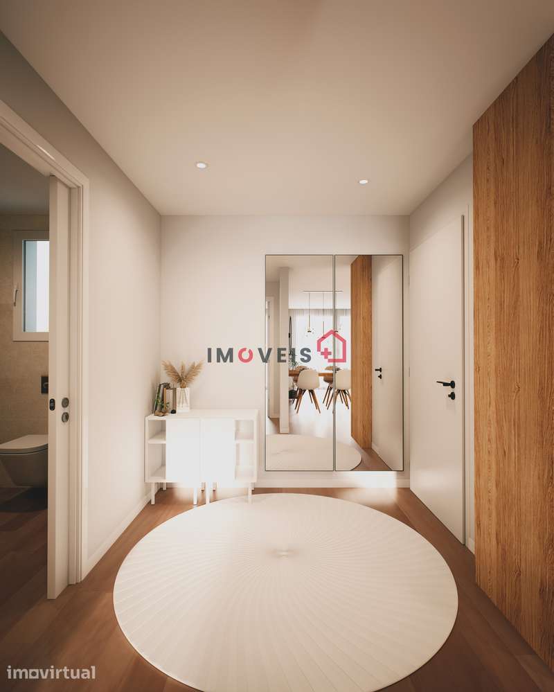 Apartamento T1 Novo com Varanda Generosa e Design Contemporâneo - Grande imagem: 4/10