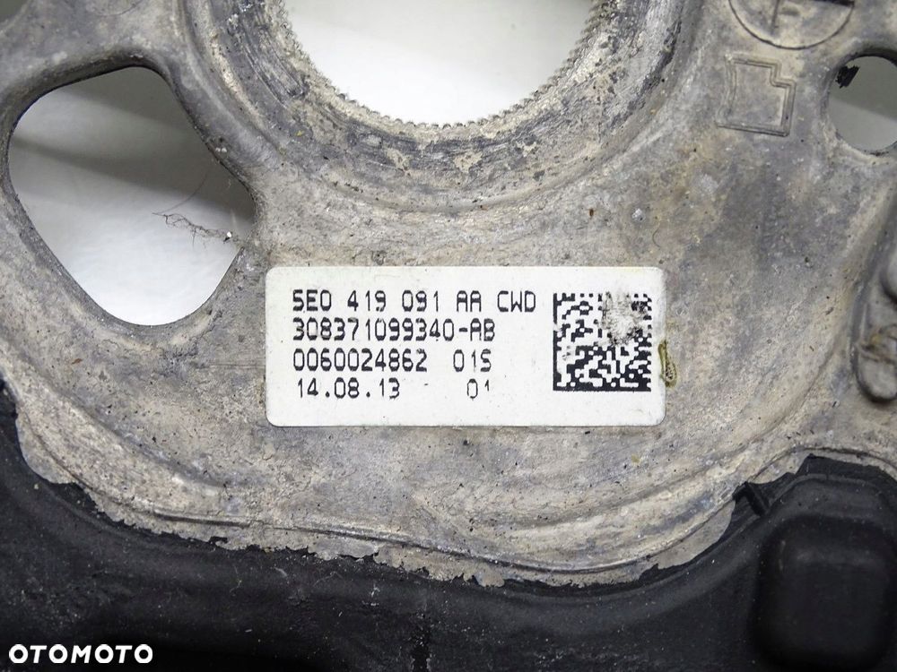 KIEROWNICA SKÓRA SKÓRZANA SKODA OCTAVIA III 5E 5E0419091AA - 11