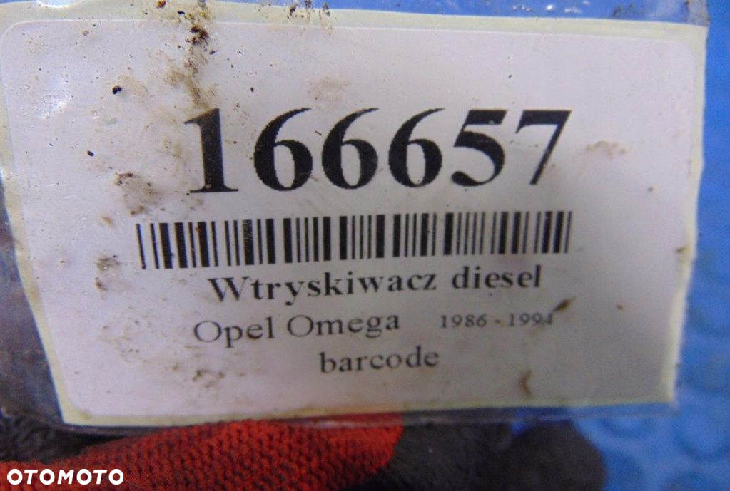 OPEL OMEGA 3.0D WTRYSKIWACZ DIESEL BOSCH 0445110049 - 4