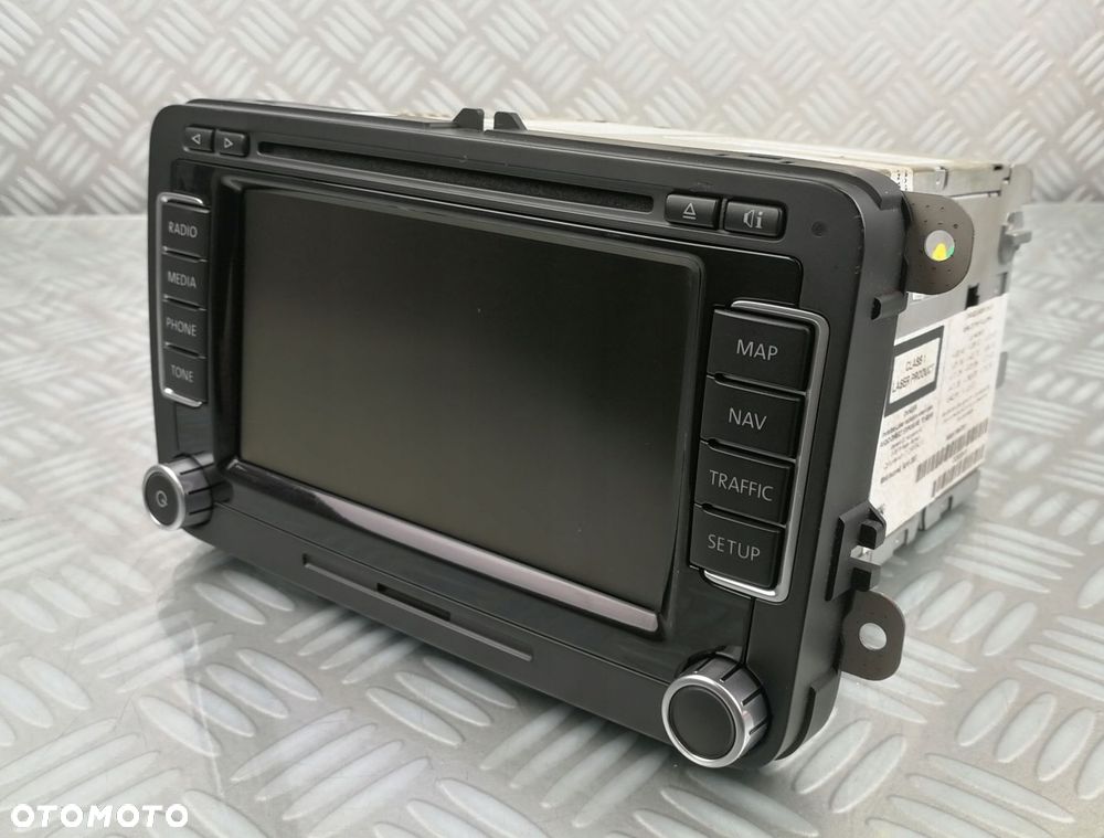 1T0035680 radio fabryczne nawigacja VW GOLF VI 6 TOURAN PASSAT B7 B6 TIGUAN - 3