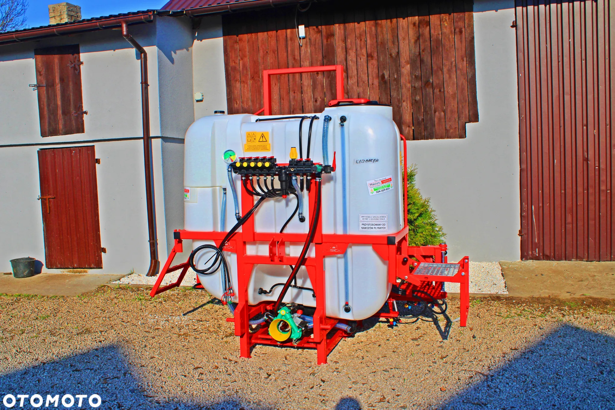 Opryskiwacz 1200L 1000L 600L 400L Opryskiwacz zawieszany polowy Lisicki RĘCZNY / HYDRAULICZNY - 2