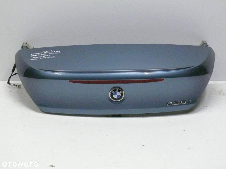 KLAPA TYLNA BAGAŻNIKA BMW E64 2003 2010 - 3