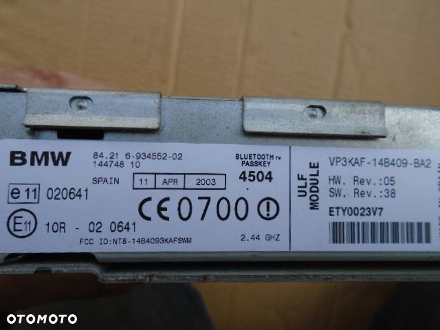 moduł bluetooth bmw x5 e53 e39 e46 6934552 - 2