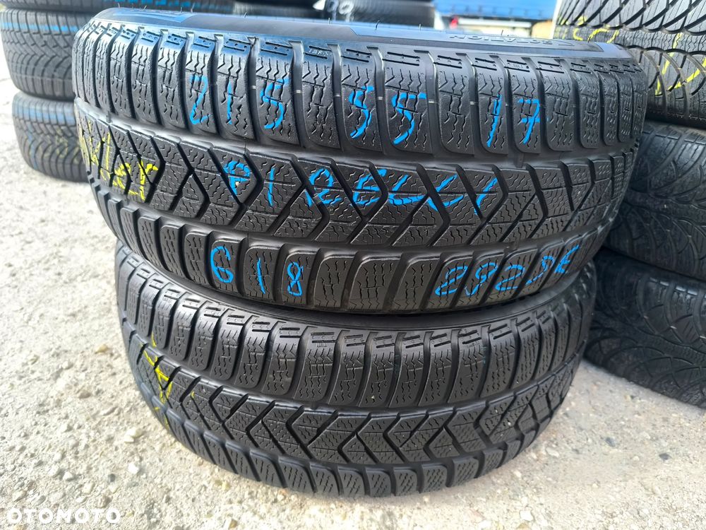 215/55R17 98V OPONY Zimowe Zima PIRELLI SOTTOZERO 3 WINTER 6mm Legnica ALU-RAD 215/55 - 1