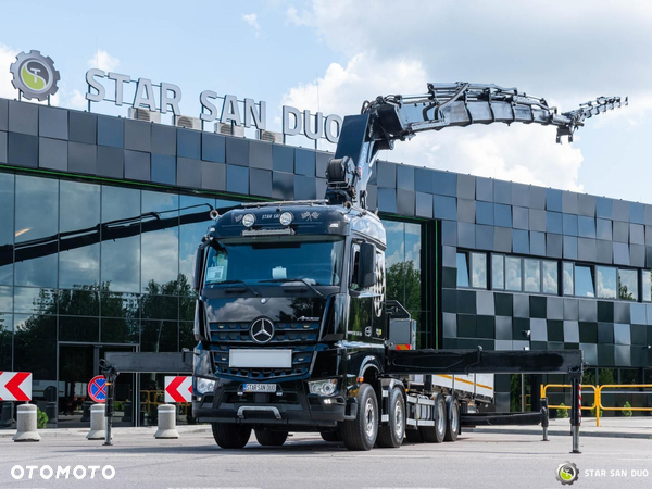Mercedes-Benz AROCS 3251 8x4 HMF 8520 Fly Jib Wciągarka HDS