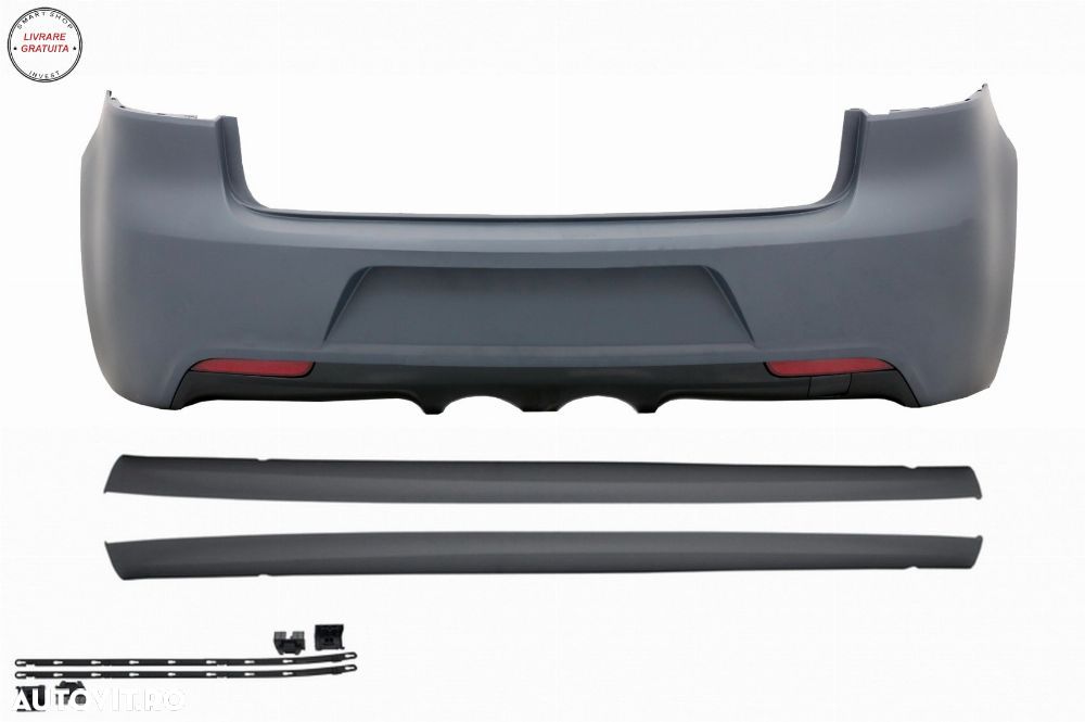 Bara Spate cu Praguri Laterale VW Golf 6 VI (2008-up) R20 Look fara PDC- livrare gratuita - 1