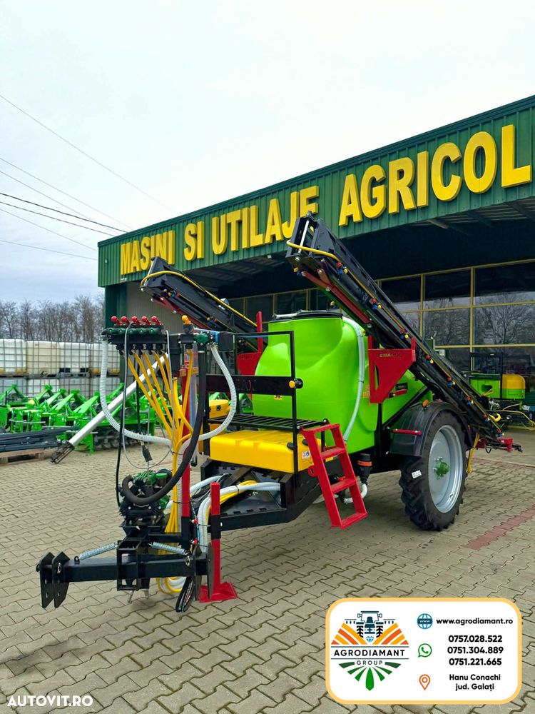 Alta Instalatie de erbicidat tractata full hidraulica DEMAROL CYCLON 2000L - 4