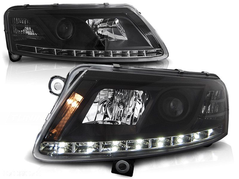 Reflektory Lampy kpl Day line light Diody LED Tuning Audi a6 C6 4f 2004-08 - 3