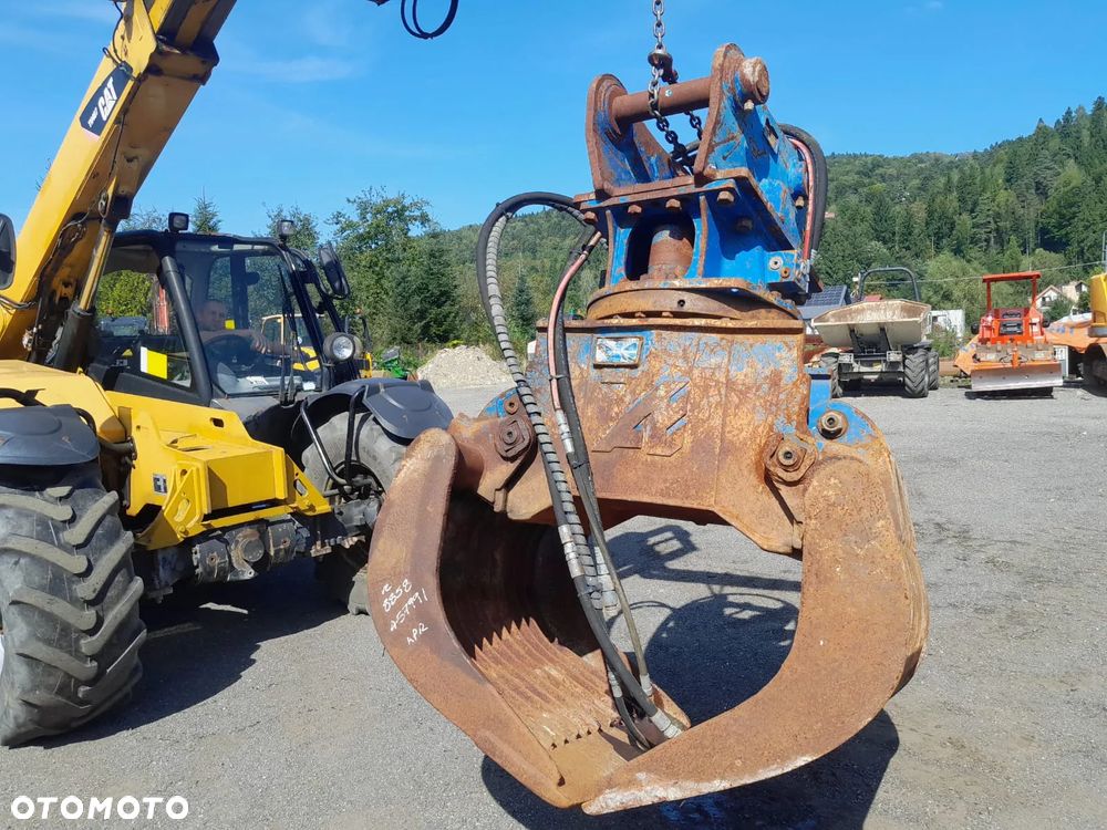 Chwytak hydrauliczny Arden S1201 na dwóch siłownikach obrotowy sortujący waga 1430kg. - 2