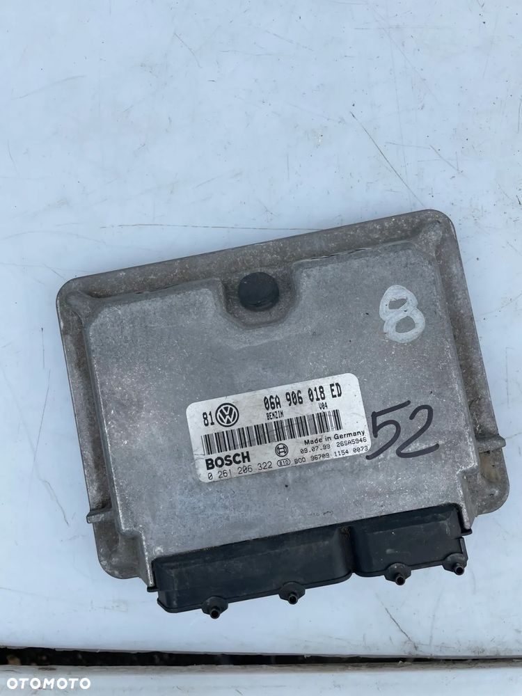 STEROWNIK SILNIKA VW GOLF IV SEAT LEON I SKODA OCTAVIA I 2.0 AQY 06A906018ED - 1
