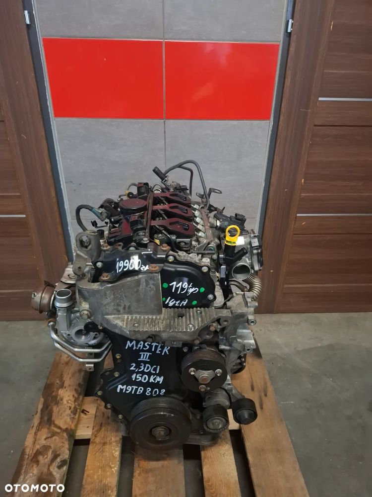 Silnik Renault MAster 2,3 DCI 150 KM nr M9TB808 stan idealny Przebieg 119 tys - 1