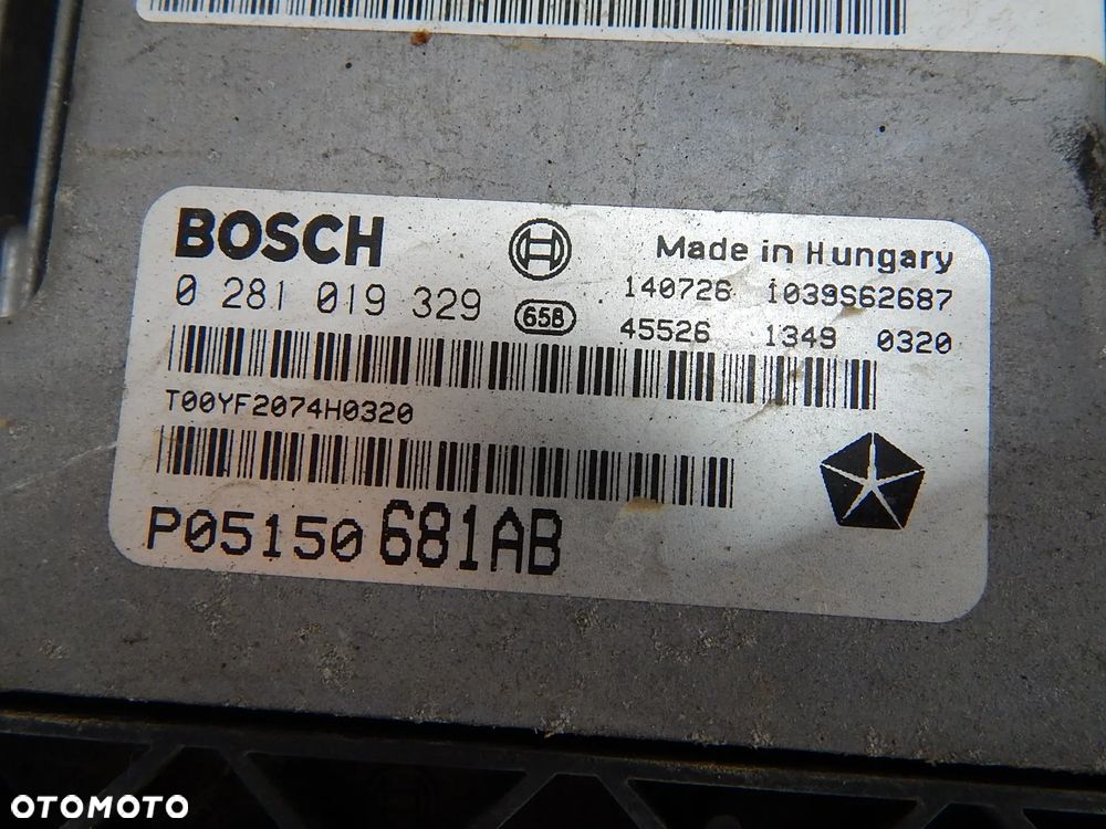 Zestaw startowy moduł sterownik skrzynka stacyjka licznik  2.0 CRD Multijet Jeep Cherokee KL V 13-18 Łuków części - 6