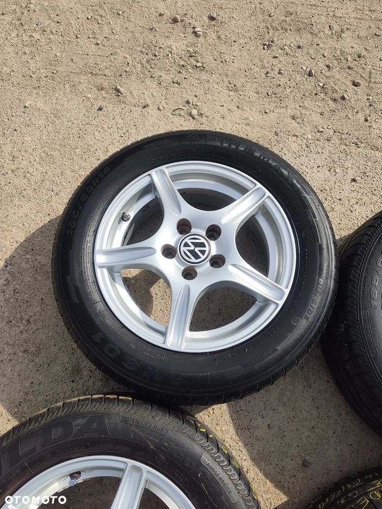 5x100 Felgi Aluminiowe Alufelgi 14 Koła Letnie Lato SKODA FABIA PRAKTIK ROOMSTER RAPID SEAT IBIZA CORDOBA TOLEDO IV 4 VW FOX POLO Legnica ALU-RAD 185/60 6mm - 7