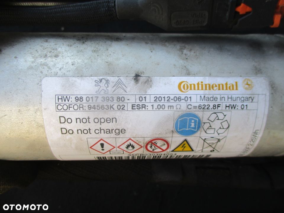 System START STOP 9801739380 9802096780 Peugeot Citroen - 2