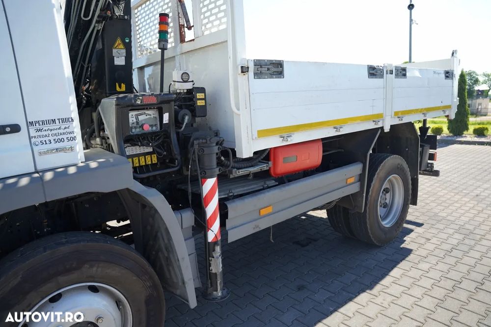 Mercedes-Benz ATEGO 16.24 / 4X4 / BASCULATOR + HDS HIAB 111 BS-2 / TELECOMANDĂ / ROTATOARE / MANUALĂ - 17