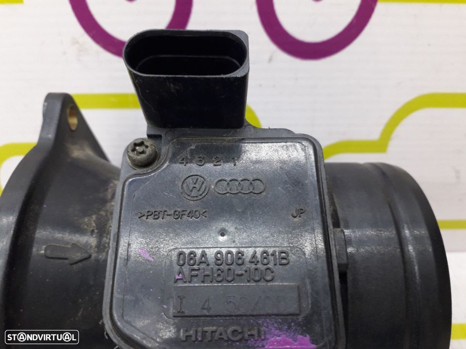 Medidor de Massa de Ar Seat Ibiza 6K 1.6 i 100Cv de 2000 - Ref: 06A906461B - NO520041 - 2