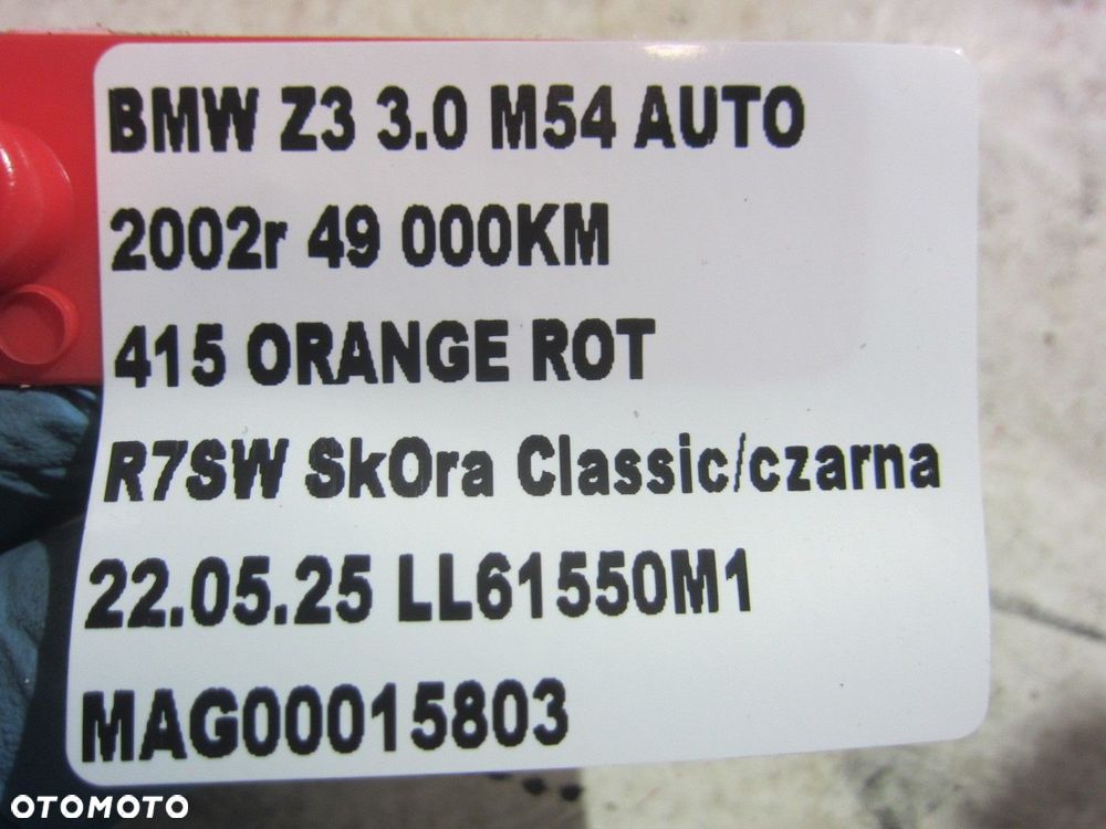 BMW Z3 E36 CABRIO ZAMEK WKŁADKA CHROM TYLNEJ KLAPY BAGAŻNIKA 51248269957 - 7