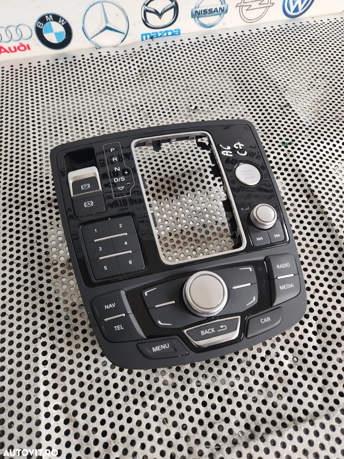 Consola MMI 3G+ Audi A6 4G C7 An 2012-2013-2014-2015-2016-2017-2018 Volan Stanga Cod 4G1919610B - Dezmembrari Arad - 3