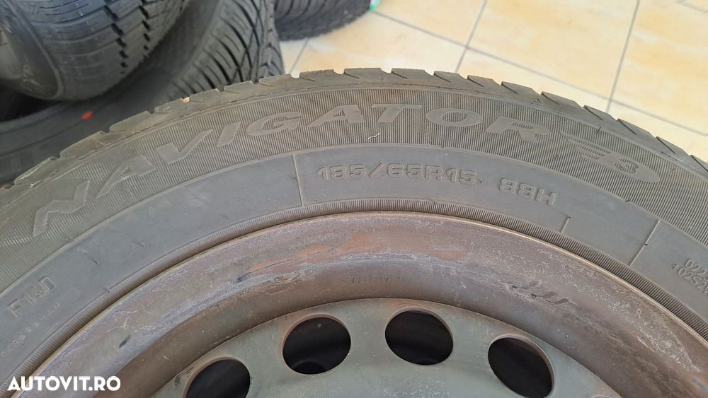 Anvelope all season 185 65 r15 + jante 5x100 - 6