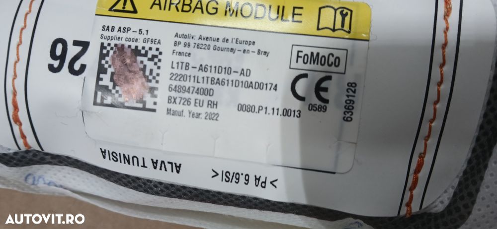 Airbag-uri scaun stanga-dreapta Ford Puma 2023 - 3