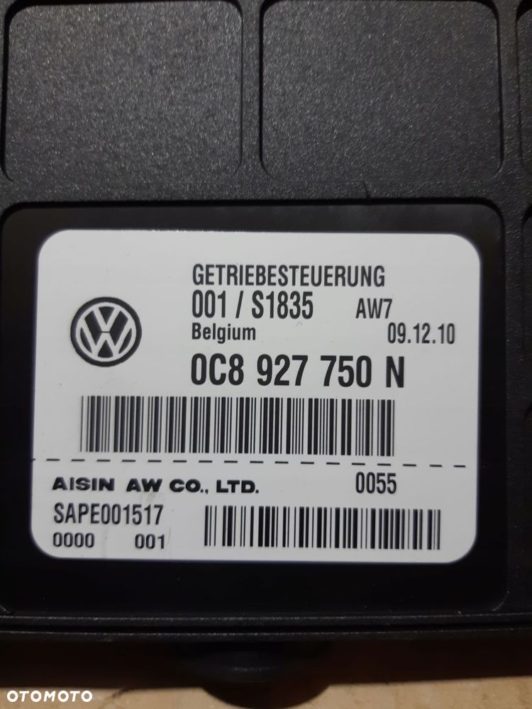 audi q7 4l 3.0 tfsi moduł komputer sterownik skrzyni biegów 0c8927750n - 6