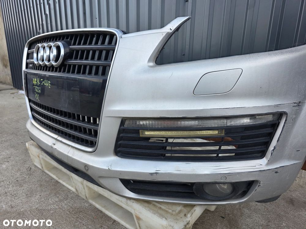 ZDERZAK PRZÓD AUDI Q7 4L S LINE SPRYSKI PDC KOMPLETNY ORYGINAŁ ! - 10