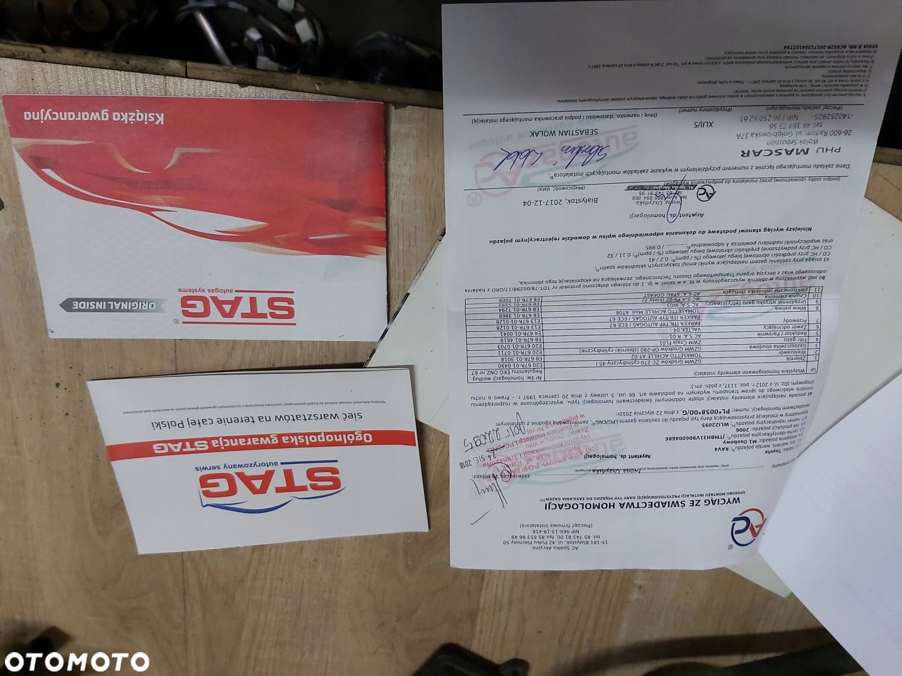 instalacja gazowa STAG 200 goFast Butla 45l Toyota Rav4 - 5