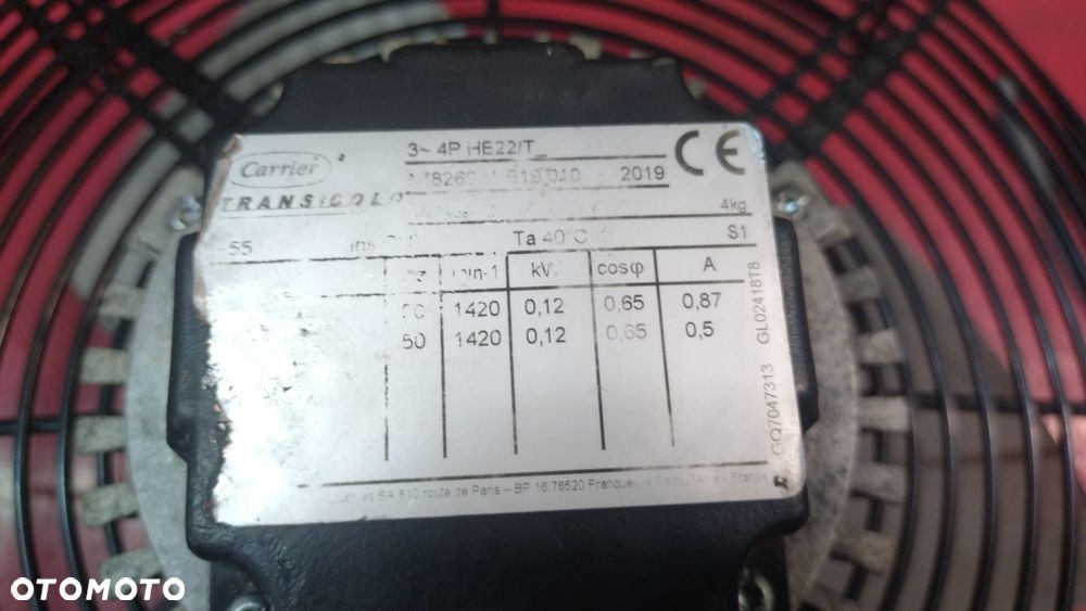 SILNIK WENTYLATOR CARRIER VATNA 54-00694-00 NO 326/122 - 4