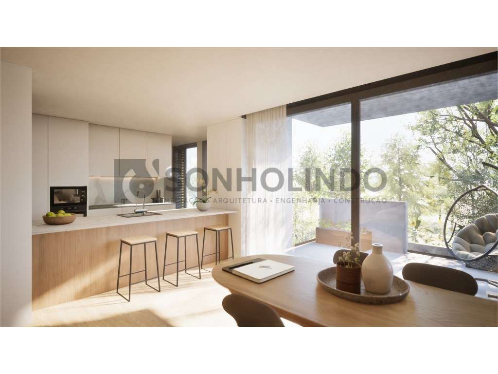 Apartamento T2 novo, de duas frentes, com varandas e garagem fechad... - Grande imagem: 3/11