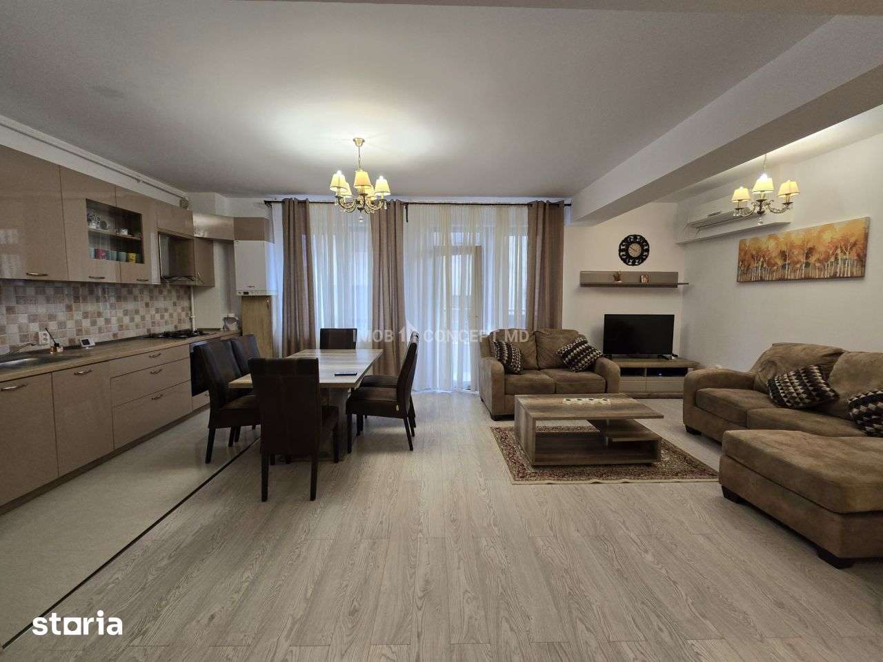 INCHIRIERE APARTAMENT 3 CAMERE modern in zona Albert — fotografia 1