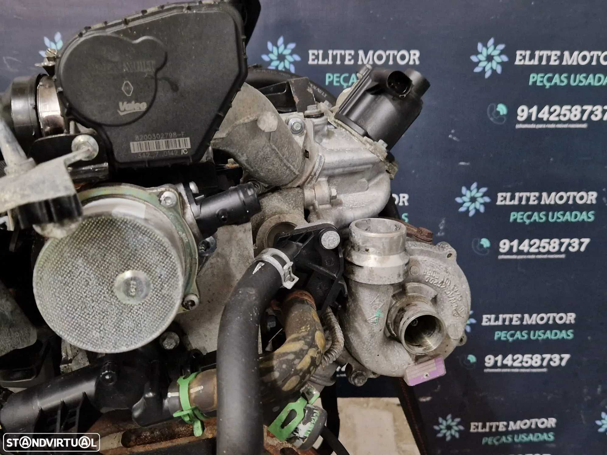Motor usado K9KH282 NISSAN QASHQAI 1.5 DCI 106CV K9K282 NOTE - 6