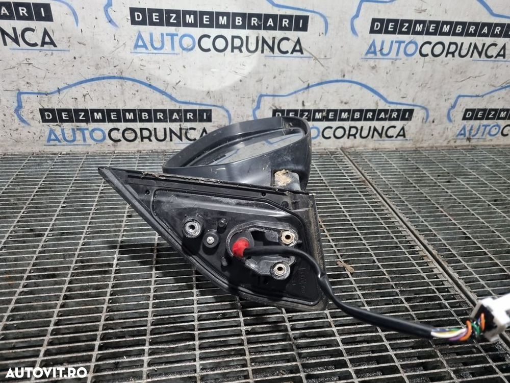 Oglinda dreapta Mitsubishi Outlander Facelift 2009 - 2012 4 Usi Rosu 16j (1314) ... - 4