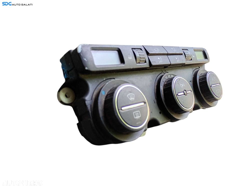 Panou Modul Unitate Comanda AC Aer Conditionat Clima Climatronic Dublu Dual Zone Volkswagen Touran 2003 - 2010 [LC0619] - 5