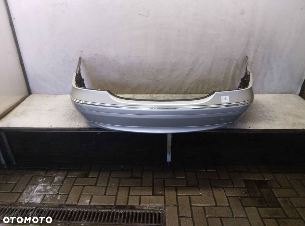 ^ ZDERZAK TYŁ TYLNY MERCEDES BENZ W203 C KLASA SEDAN 744 SREBRNY - 1