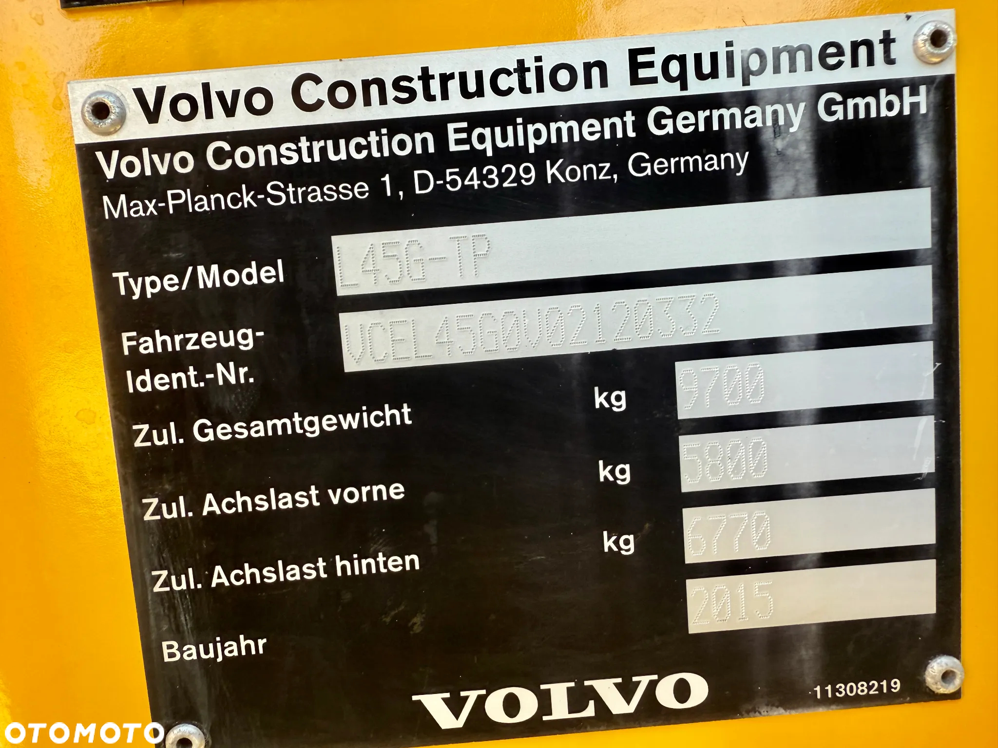 Volvo ładowarka kołowa L45G TP dociskacz, dodatkowe linie, centralne smarowanie - 13