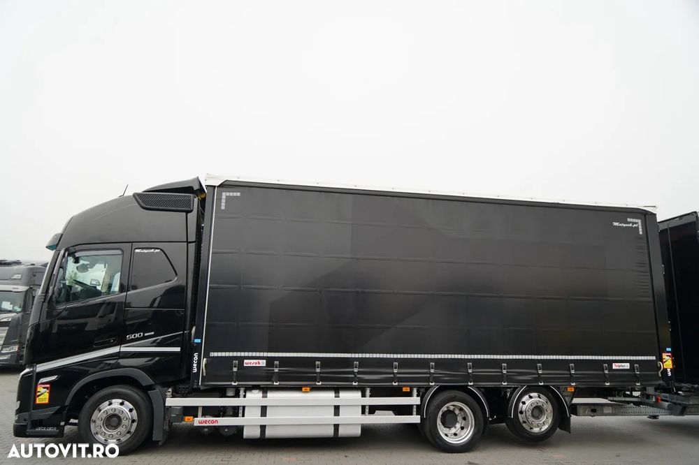 Volvo FH 500 / XXL / COMBINAT TANDEM TRAVEL 120 M3 / 2024 / I-PARK COOL / DOCURI SLING PENTRU CAMION / RIDICABILE / JANTE DIN ALIAJ / REMORCA WECON / CONTRACT POST-SERVICE - 8