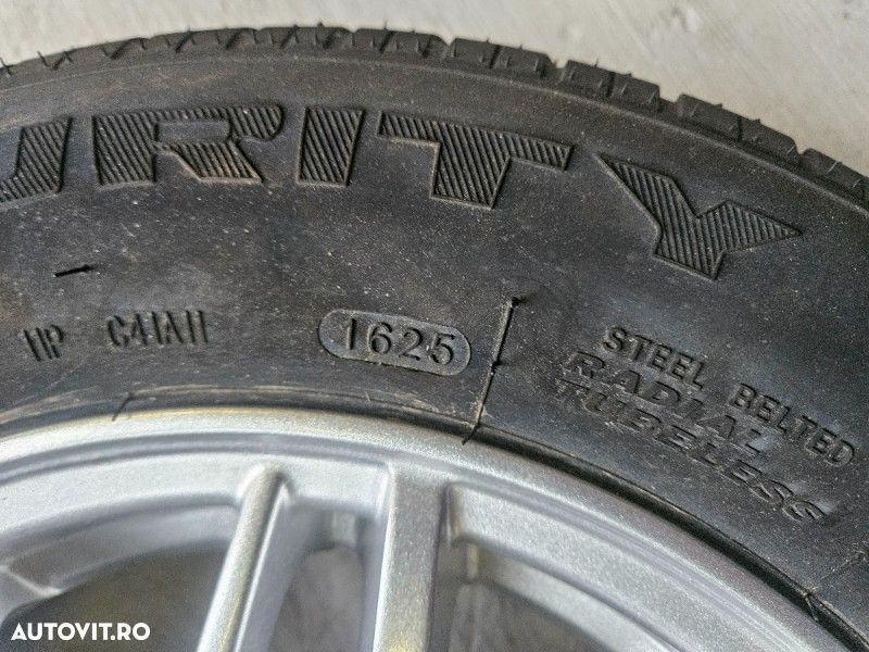 Roata 145/80 R13 Anvelopa Security pe Janta aliaj 4Jx13 4/57/100 ET30 - 3
