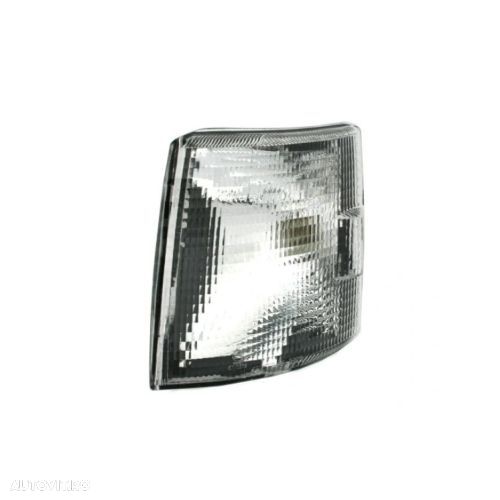 Lampa semnalizare fata Vw Transporter (T4) Tuning 07.1996-03.2003, Stanga, ECE, cu carcasa neagra, fara varianta caravelle, alba, fara suport becuri, TYC, 701953041F, 701953049B - 1